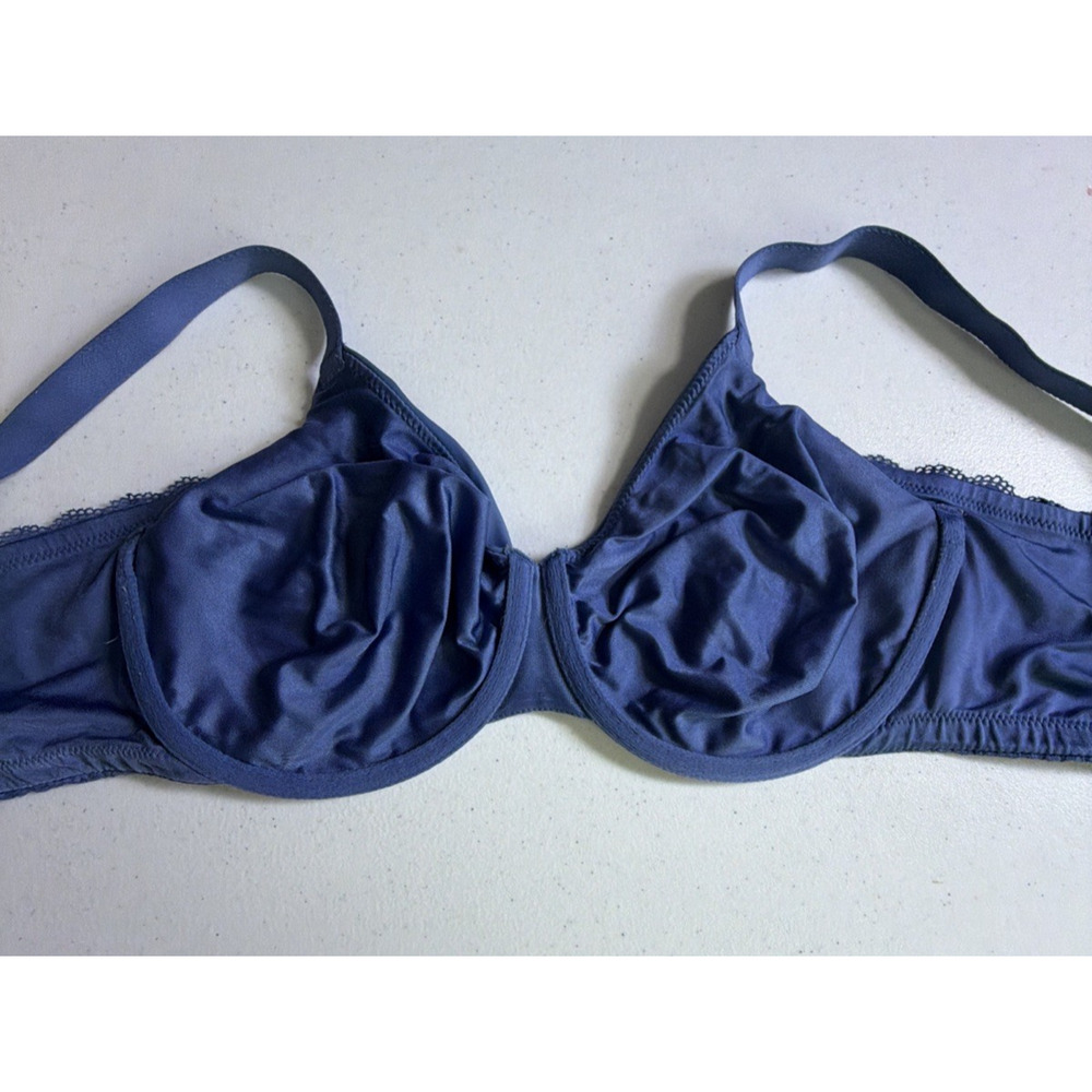 Wacoal Ultimate Side Smoother Underwire Bra 36DDD 855338 full coverage blue - Picture 5 of 14